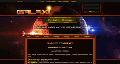 Desktop Screenshot of galaxi.cz