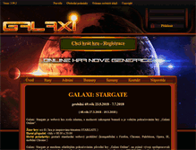 Tablet Screenshot of galaxi.cz